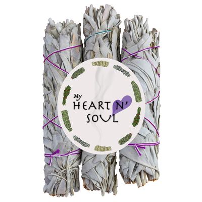 Activate White Sage 3 Pack Bundle - 4 Inches Smudge Sticks Home Spiritual Cleansing Meditation Relaxation Aromatherapy Healing Energy Rituals - Premium California White