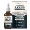 Black Seed Oil Liquid | 5% Thymoquinone - TQ-Advanced | High Potency - 100 mg per Serving - 15:1 Concentrate from Nigella Sativa Extract, Raw Form, Vegan Formula, Glass Bottle (30 Servings) view 1