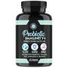 Probiotic Immunity Supplement  Probiotic Infused Multi-Vitamin with Zinc, Chromium, Selenium & Essential Vitamins  Supports Healthy Gut Flora, Digestive Health, and Immune System (1-Bottle) view 1