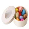 2 Pack Biodegradable Round Small Wooden Packaging Box with Clear Window view 2