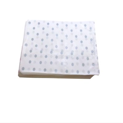 100 Qty 5" x 7" Decorative Flat Paper Gift Bags - Silver Polka-Dot on White Bags - for Sales/Treats/Parties Cookies/Gifts - N'icePackaging