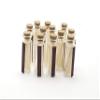 12 vials Apothecary Glass containers canisters Wooden Safety Matches Cork Stopper 12 Match Stick in Each Container view 2