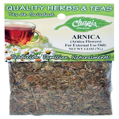 12 PIECES CHAPIS ARNICA FLOWERS NATURAL HERBS HIERBAS Net Wt. 1/4 oz. (7 g)