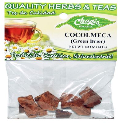 12 PIECES CHAPIS COCOLMECA NATURAL HERBS HIERBAS Net Wt. 1/2 oz. (14 g)