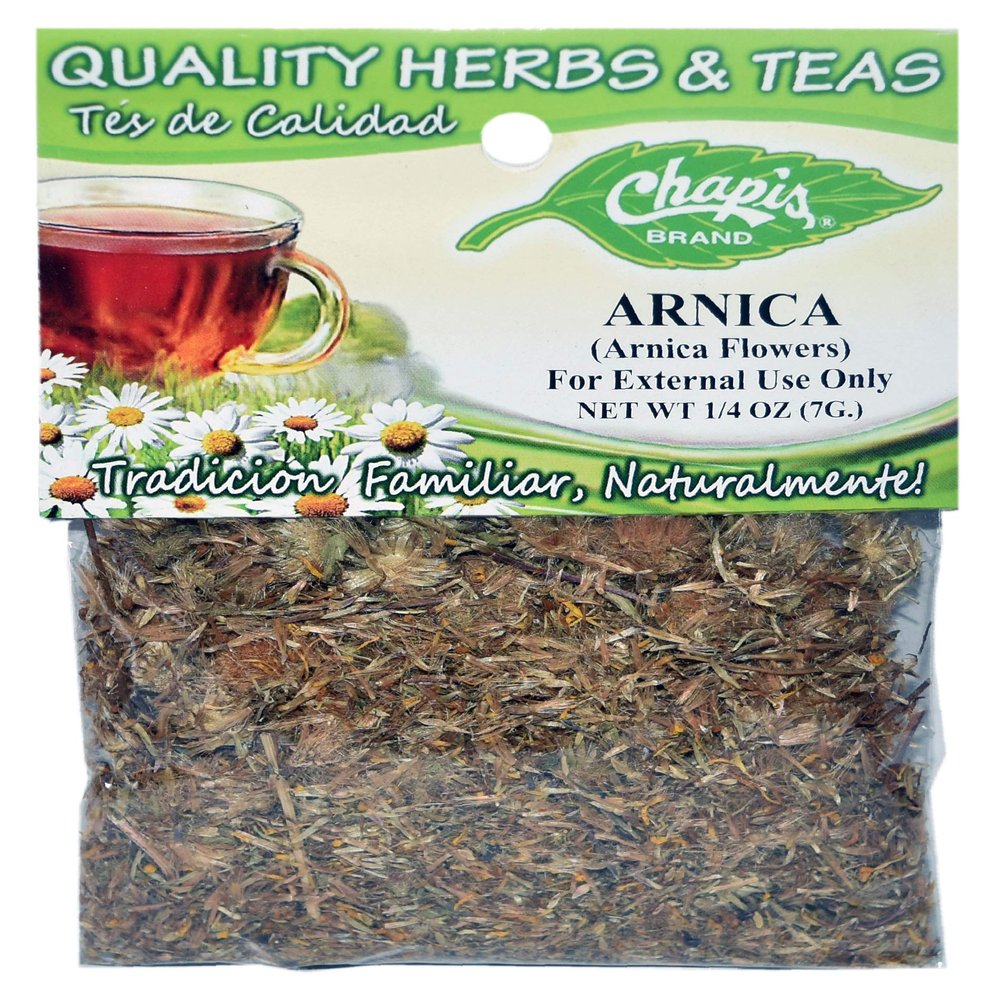 6 PIECES CHAPIS ARNICA FLOWERS NATURAL HERBS HIERBAS Net Wt. 1/4 oz. (7 g)