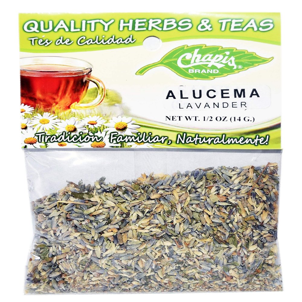 12 PIECES CHAPIS ALUCEMA NATURAL HERBS HIERBAS 1/2 oz. (14 g)