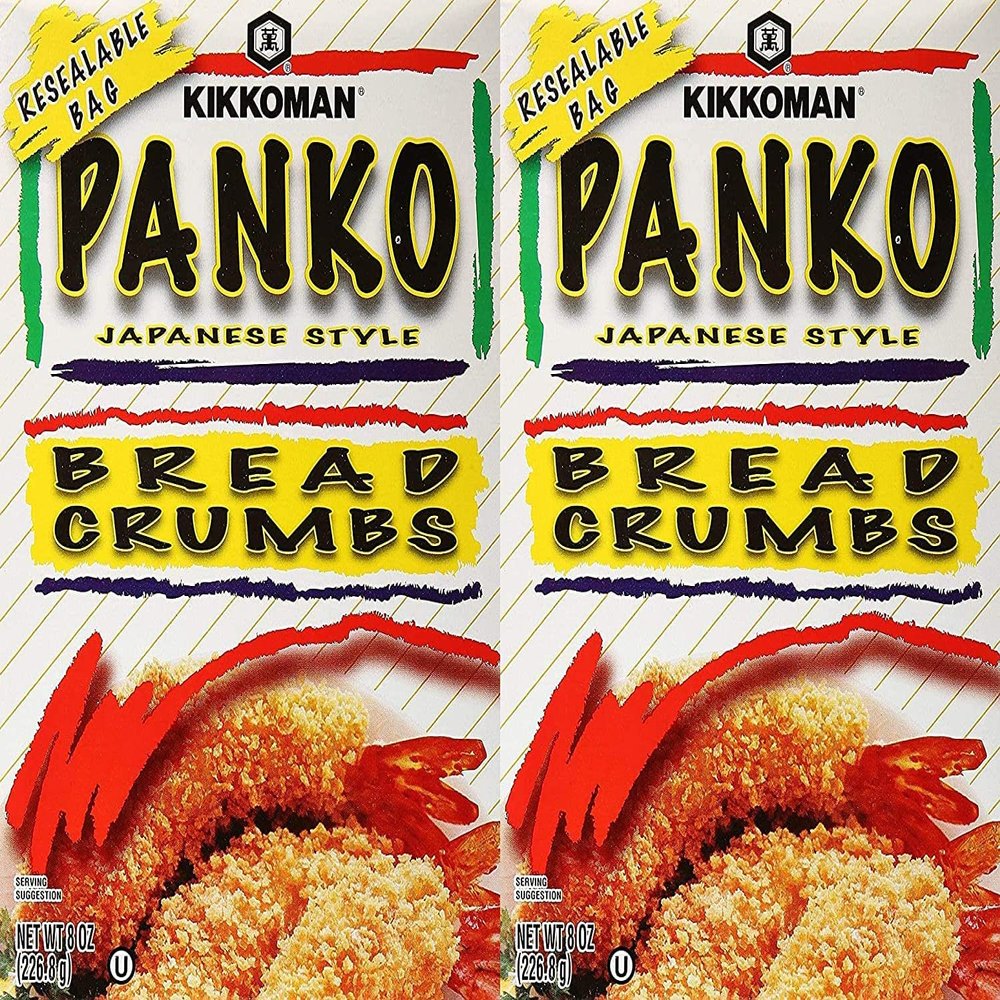 Kikkoman Panko Japanese Style Bread Crumbs, 8 Oz Pack of 2