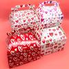 12 Pieces Valentine's Day Treat Boxes Small Goodie Present Boxes Recycled Heart Printed Cardboard Box for Candy, Cookies view 3