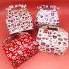 12 Pieces Valentine's Day Treat Boxes Small Goodie Present Boxes Recycled Heart Printed Cardboard Box for Candy, Cookies view 4