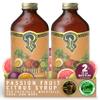 Portland Syrups Citrus-Passion Syrup - Craft Tropical Sensations for Cocktails, Mocktails, Soda, and More - 12 oz with 12 Servings (Pack of 2) view 1