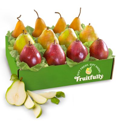 A Gift Inside Pears to Compare 12 Piece Fruit Gift