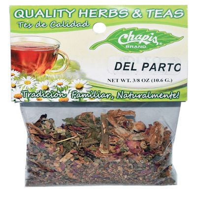 12 PIECES CHAPIS DEL PARTO NATURAL HERBS HIERBAS Net Wt. 3/8 oz. (10.6 g)