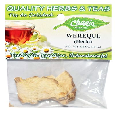 6 PIECES CHAPIS WEREQUE NATURAL HERBS HIERBAS Net Wt. 3/8 oz. (10.6 g)