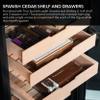 Whynter CHC-421HC 4.2 cu. ft. Cigar Cabinet Cooler Humidor with Built-in Heating & Cooling System, Humidity Temperature Control and Spanish Cedar Shelves view 3
