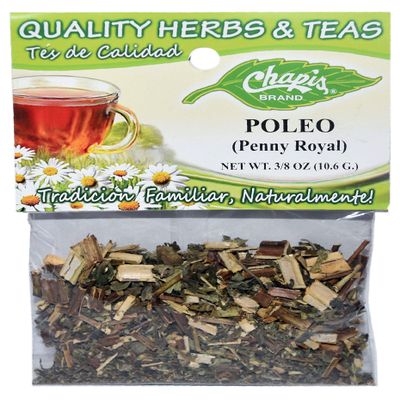 3 PIECES CHAPIS POLEO NATURAL HERBS HIERBAS Net Wt. 3/8 oz. (10.6 g)