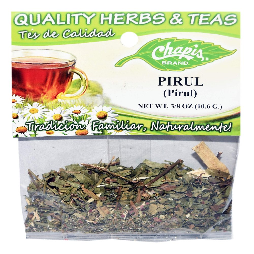 12 PIECES CHAPIS PIRUL NATURAL HERBS HIERBAS Net Wt. 3/8 oz. (10.6 g)
