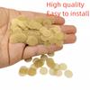 200 pcs 1/2 Inch Premium Thick Brass Pipe Screens, 0.5" Premium Pipe Screen Filters with Metal Storage Box view 4
