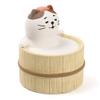 Aroma Ceramic Stone Diffuser [Japan Import] Aromatherapy Essential Oil Diffuser, Non Electric, Passive, Unique, Cute, Animal, Design for Women, Men, and Gifts (Bathing Cat) view 1