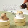 Aroma Ceramic Stone Diffuser [Japan Import] Aromatherapy Essential Oil Diffuser, Non Electric, Passive, Unique, Cute, Animal, Design for Women, Men, and Gifts (Bathing Cat) view 3