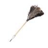 Duster, Handmade Washable Non-electrostatic Ostrich Feather Duster with Wooden Handle Household for Housewife view 2