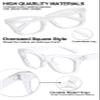 MARE AZZURO Oversized Reading Glasses Women Trendy Large Readers 0 1.0 1.25 1.5 1.75 2.0 2.25 2.5 2.75 3.0 3.5 4.0 5.0 6.0 (Clear, 150) view 4