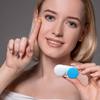 Erewa 12 Pack Contact lens case Contact Lens Holder Box Soak Storage Kit(White&Blue) view 3