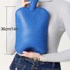 YUANZHOU 3 Liters Large-Capacity Hot Water Bottle Large PVC Hot Water Bottle for Foot Warming Bed Hot Water Bottle with Lid for Pain Relief,Red view 2
