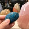 Acxico 1Pcs Blue Apatite Crystal Stone Rack Healing Crystals Yoga Reiki Meditation view 2
