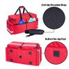 Trunab Emergency Medical Bag Empty with Compartment for Oxygen Tank(M2-M22), First Responder Trauma Bag with Reinforce Bottom Board for Sport Team, Community Volunteer, Red- Patented Design view 4