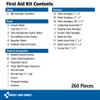 First Aid Only 91248 OSHA-Compliant First Aid Kit, All-Purpose 50-Person Emergency First Aid Kit for Business, Worksite, Home, and Car, 260 Pieces view 2