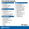 First Aid Only 91247 OSHA-Compliant First Aid Kit, All-Purpose 100-Person Emergency First Aid Kit for Business, Worksite, Home, and Car, 335 Pieces, Multicolored view 3