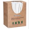 [1500 PACK] Wrapped Disposable Paper Drinking Straws White 7.75 Inches - Compostable, Biodegradable, Earth Friendly Straws, Premium Wrapped Paper Straws for Restaurants, Smoothies, Juice, Cocktail view 1