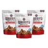 BeeFree Warrior Mix Gluten Free Granola - Chunky Granola Bites | Paleo, Low Carb, Grain Free, Preservative Free, Oat Free | Low Calorie Snacks | Hagens Berry Bomb, 9 Ounce Bags, 3 Pack view 1