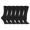 Dr. Scholl's Mens Diabetes & Circulator - 4 6 Pair Packs Non-binding Comfort And Moisture Management Sock, Black, 7-12 US view 2