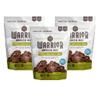 BeeFree Warrior Mix Gluten Free Granola - Chunky Granola Bites | Paleo Granola, Low Carb, Grain Free, Preservative Free, Oat Free | Granola for Yogurt, Low Calorie Snacks | Clays Chocolate Buzz, 9 Ounce Bags, 3 Pack view 1