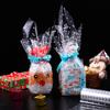 jojofuny Clear Cellophane Wrap Roll Treats Wrapping Roll Cello Decor Paper Flower Bouquet Package Sheet with White Dots for DIY Arts Crafts Decoration view 4