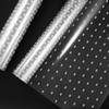 jojofuny Cellophane Wrap Roll White Dots Wrapping Paper for DIY Arts Crafts Decoration, Treats Wrapping Film, Bouquet Package Sheet| 100 Long X 31.5 in. Wide | 3 Mil Thick view 4