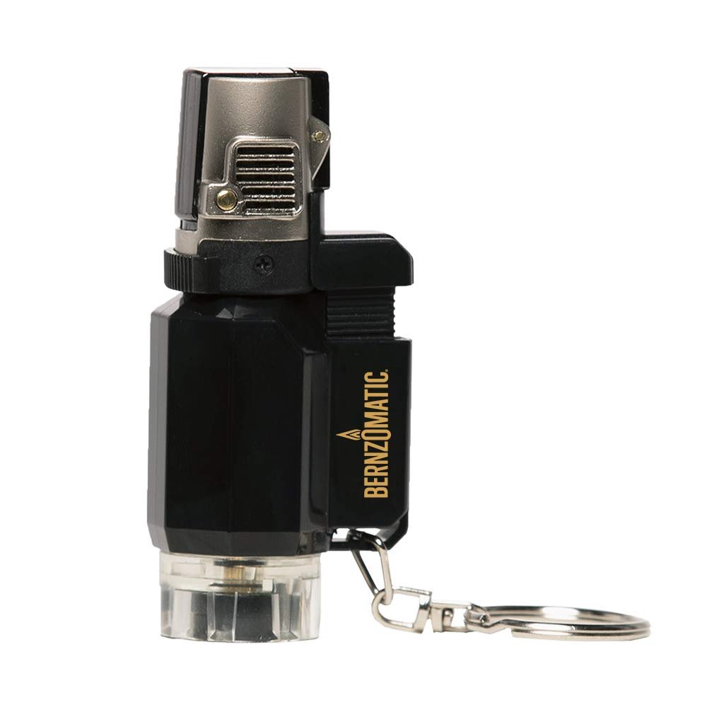 Bernzomatic Firestarter Mini Torch - Precision Flame, Windproof, Butane Keychain Lighter with Safety Lock for Everyday Use, General Lighting, Hobby and Craft Projects, and More