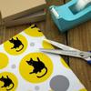 GRAPHICS & MORE Black Cat Lifting Leg and Licking Premium Gift Wrap Wrapping Paper Roll view 3