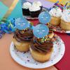 Happy Camper with Campfire Cupcake Picks Toppers Decoration Set of 6 view 4