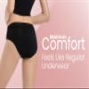 4period Period Underwear for Women & Teens; Comfortable, Breathable, No Side Leaks, Heavy Absorbency (1 Black, X-Large) view 2
