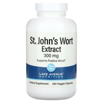 Lake Avenue Nutrition St. John's Wort Extract, 300 mg, 240 Veggie Capsules