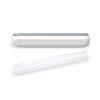 JIEQIJIAJU Plastic Wrap Dispenser with Slide Cutter, Refillable Cling Film Dispenser with Steel Cutter and 12''x250'' BPA Free Household Reusable Food Wrap Dispenser with Cutter for Foil/Film Roll view 1