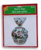 Christmas Time (2) Pack of Cellophane Basket Bags 22-in. X 25-inches (Style Varies) view 1