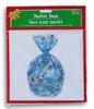 Christmas Time (2) Pack of Cellophane Basket Bags 22-in. X 25-inches (Style Varies) view 3