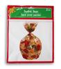 Christmas Time (2) Pack of Cellophane Basket Bags 22-in. X 25-inches (Style Varies) view 4