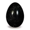 Black Tourmaline Crystal Egg ~48mm view 2