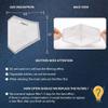 120PCS New Upgrade 3D PM2.5 Activated Carbon Filter Insert Adult Five Layers 3D Cutting PM 2.5 Filter Dustproof Air Pollution Replaceable Paper Larger Protection Area view 3