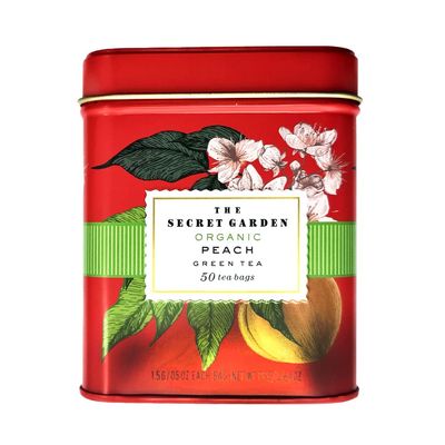 The Secret Garden Organic Orange Peach Green Tea, 50 tea bags