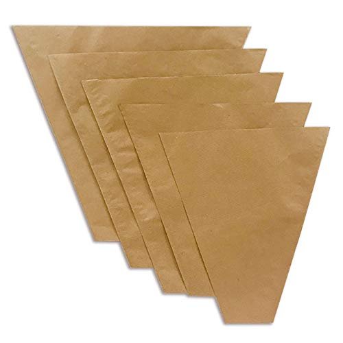 Flower Sleeve, 100% Natural Kraft Paper (Water Strength- 45-50 GSM.)- Value Pack of 300 Sleeves, Same Size (4.5" x 16" x 16")